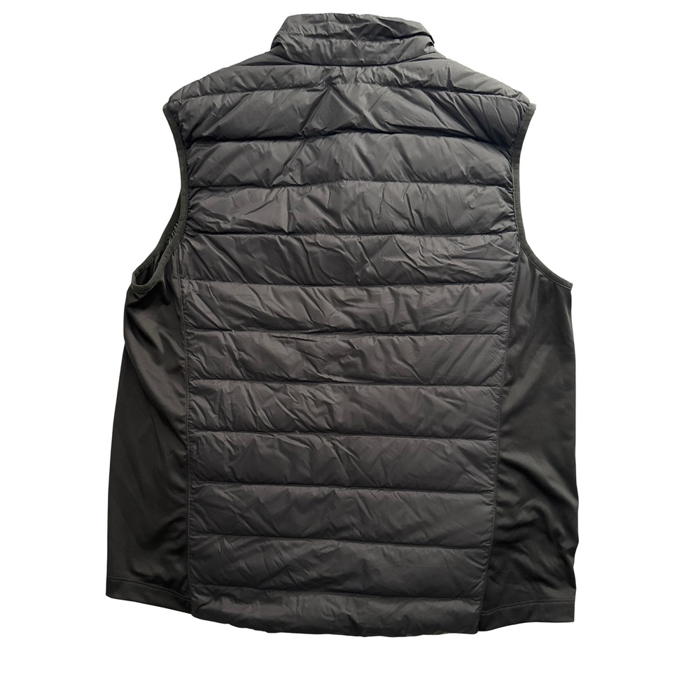 Eddie Bauer Mens 550 Down Vest Black Puffer Sleeveless Jacket Size Large - Picture 2 of 6